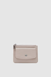 Plane Krem Kırışık Detay Bayan Kartlık