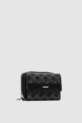 Palmas Siyah Renk T Desen Bayan Cüzdan