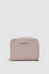 Krespi Krem Püskül Detaylı Bayan Cüzdan - OL-2025