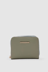 Krespi Yeşil Püskül Detaylı Bayan Cüzdan - OL-2025