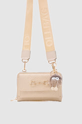 Şapkalı Kahve Renk Çanta Cüzdan Charm