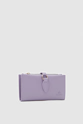 Sopia Nakit ve Bozuk Para Bölmeli Katlanabilir Bayan Cüzdan-LİLA