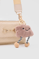 Kahve Renk Bulut Çanta Cüzdan Charm