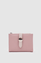 Logis Pudra Renk Aksesuar Detaylı Bayan Cüzdan